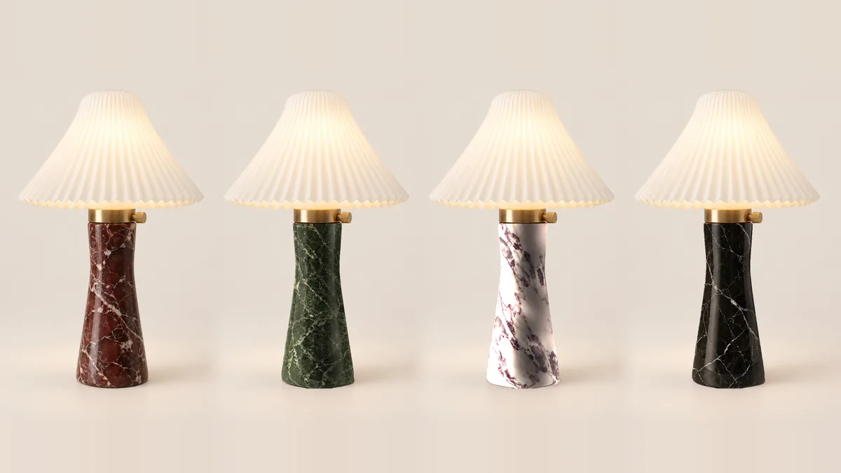 All four stones in a row: Ember, Pine, Plum, Ink